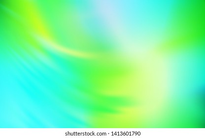 Light Blue, Green vector blurred and colored pattern. Shining colored illustration in smart style. Background for designs.