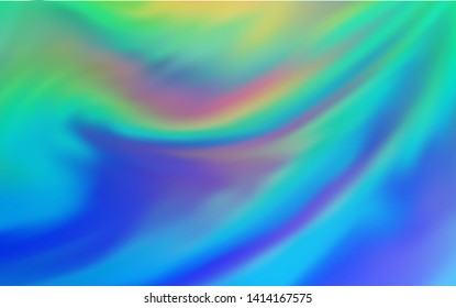 Light Blue, Green vector blurred pattern. Modern abstract illustration with gradient. New style design for your brand book.