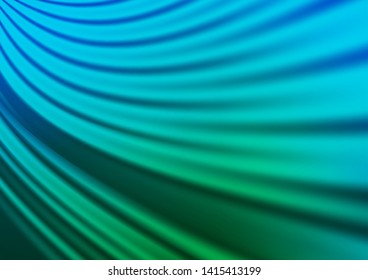 Light Blue, Green vector blurred bright background. Colorful illustration in abstract style with gradient. A completely new template for your design.