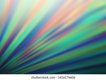 Light Blue, Green vector blurred bright pattern. A vague abstract illustration with gradient. The elegant pattern for brand book.