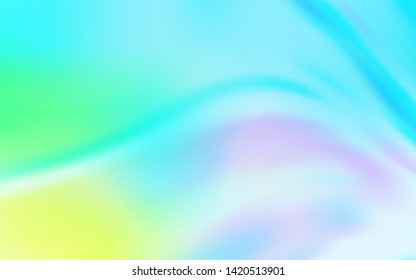 Light Blue, Green vector blurred bright pattern. Creative illustration in halftone style with gradient. Smart design for your work.
