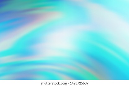 Light Blue, Green vector blurred bright template. Colorful abstract illustration with gradient. New way of your design.