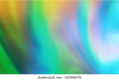 Light Blue, Green vector blurred template. Shining colored illustration in smart style. New style for your business design.