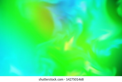 Light Blue, Green vector blurred template. Colorful illustration in abstract style with gradient. New design for your business.