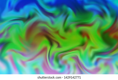 Light Blue, Green vector blurred pattern. Colorful illustration in abstract style with gradient. New style for your business design.