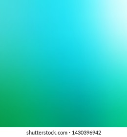 Light Blue, Green vector blurred colorful background. Elegant bright illustration with gradient. Base for your app design.