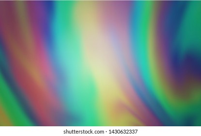 Light Blue, Green vector blurred shine abstract template. Colorful illustration in abstract style with gradient. New style design for your brand book.
