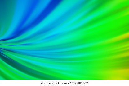 Light Blue, Green vector blurred bright texture. Modern abstract illustration with gradient. Completely new design for your business.