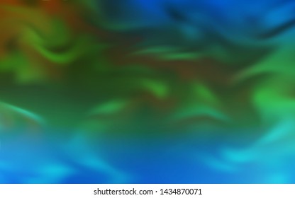 Light Blue, Green vector blurred and colored pattern. Modern abstract illustration with gradient. New design for your business.