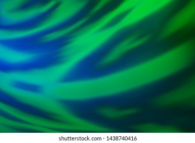 Light Blue, Green vector blurred shine abstract texture. Colorful abstract illustration with gradient. Background for a cell phone.
