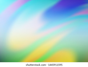 Light Blue, Green vector blurred shine abstract pattern. Modern geometrical abstract illustration with gradient. The elegant pattern for brand book.