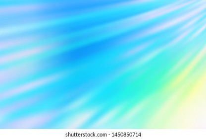 Light Blue, Green vector blurred bright pattern. Colorful abstract illustration with gradient. Smart design for your work.