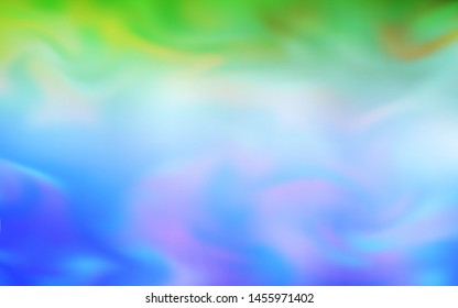 Light Blue, Green vector blurred bright pattern. Colorful abstract illustration with gradient. New way of your design.