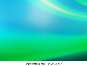 Light Blue, Green vector blurred bright template. Colorful illustration in abstract style with gradient. A completely new template for your design.