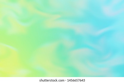 Light Blue, Green vector blurred shine abstract texture. Shining colored illustration in smart style. The best blurred design for your business.