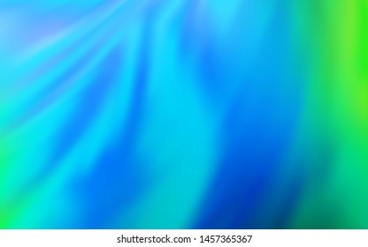 Light Blue, Green vector blurred pattern. Abstract colorful illustration with gradient. Background for a cell phone.