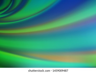 Light Blue, Green vector blurred background. Colorful illustration in blurry style with gradient. A new texture for your design.
