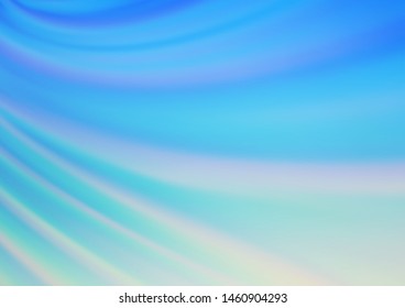 Light Blue, Green vector blurred shine abstract template. Glitter abstract illustration with an elegant design. The background for your creative designs.