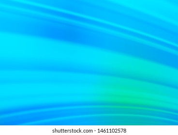 Light Blue, Green vector blurred and colored background. Creative illustration in halftone style with gradient. The background for your creative designs.