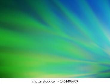 Light Blue, Green vector blurred and colored template. A completely new color illustration in a bokeh style. The blurred design can be used for your web site.