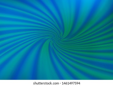 Light Blue, Green vector blurred background. An elegant bright illustration with gradient. Brand new design for your business.