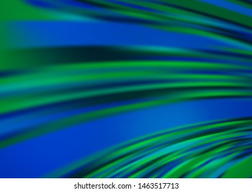 Light Blue, Green vector blurred and colored template. Colorful illustration in abstract style with gradient. A completely new template for your design.