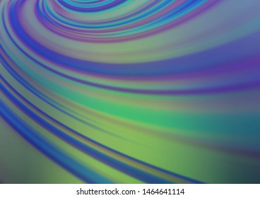Light Blue, Green vector blurred bright pattern. Creative illustration in halftone style with gradient. The best blurred design for your business.