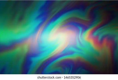 Light Blue, Green vector blurred background. A completely new colored illustration in blur style. New style for your business design.