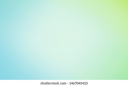 	
Light Blue, Green vector blurred background. Colorful illustration in abstract style with gradient. Elegant background for a brand book.