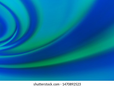 Light Blue, Green vector blurred and colored template. Colorful abstract illustration with gradient. Brand new style for your business design.
