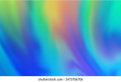Light Blue, Green vector blurred and colored pattern. A completely new colored illustration in blur style. Elegant background for a brand book.