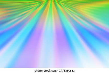 Light Blue, Green vector blurred shine abstract template. A completely new colored illustration in blur style. Elegant background for a brand book.