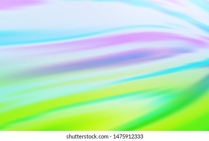 Light Blue, Green vector blurred shine abstract texture. A completely new colored illustration in blur style. Smart design for your work.