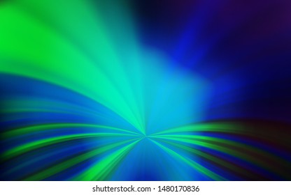 Light Blue, Green vector blurred bright template. Shining colored illustration in smart style. New style design for your brand book.