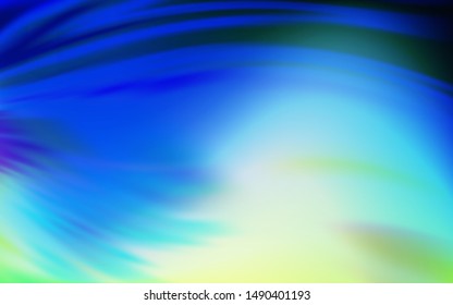 Light Blue, Green vector blurred bright template. Abstract colorful illustration with gradient. New style for your business design.
