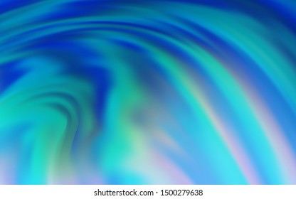 Light Blue, Green vector blurred bright texture. Creative illustration in halftone style with gradient. New way of your design.