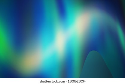 Light Blue, Green vector blurred and colored pattern. An elegant bright illustration with gradient. Background for designs.