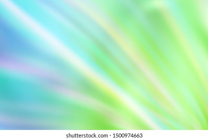 Light Blue, Green vector blurred shine abstract texture. Modern abstract illustration with gradient. Smart design for your work.