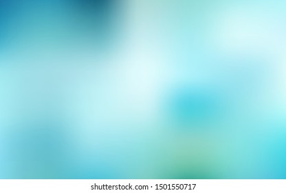 Light Blue, Green vector blurred bright template. Modern abstract illustration with gradient. New style for your business design.