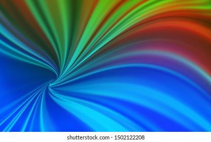Light Blue, Green vector blurred pattern. Glitter abstract illustration with gradient design. Blurred design for your web site.