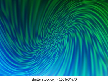 Light Blue, Green vector blurred and colored template. Glitter abstract illustration with an elegant design. The template can be used for your brand book.