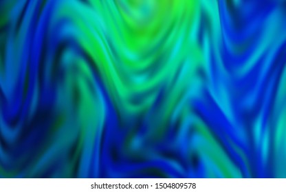 Light Blue, Green vector blurred bright template. Abstract colorful illustration with gradient. Smart design for your work.