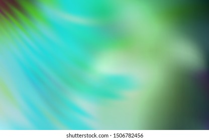 Light Blue, Green vector blurred pattern. Colorful illustration in abstract style with gradient. The best blurred design for your business.
