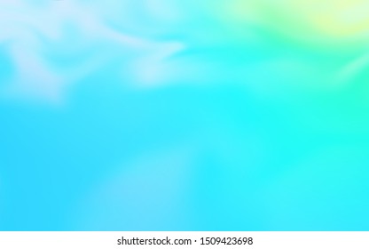 Light Blue, Green vector blurred background. New colored illustration in blur style with gradient. Elegant background for a brand book.