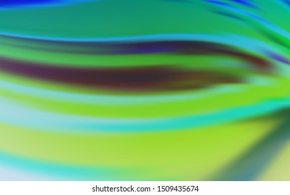 Light Blue, Green vector blurred shine abstract texture. Glitter abstract illustration with gradient design. Blurred design for your web site.