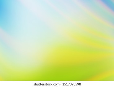 Light Blue, Green vector blurred background. Colorful illustration in abstract style with gradient. The best blurred design for your business.