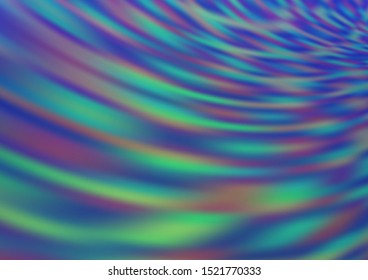 Light Blue, Green vector blurred shine abstract background. Modern geometrical abstract illustration with gradient. Brand new style for your business design.