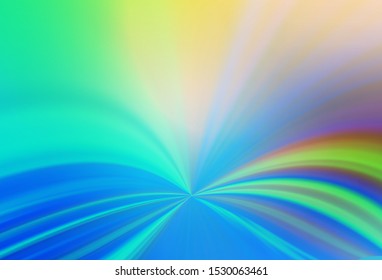 Light Blue, Green vector blurred template. Shining colored illustration in smart style. The best blurred design for your business.