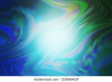Light Blue, Green vector blurred background. An elegant bright illustration with gradient. New style for your business design.