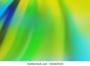 Light Blue, Green vector blurred pattern. Shining colored illustration in smart style. New design for your business.
